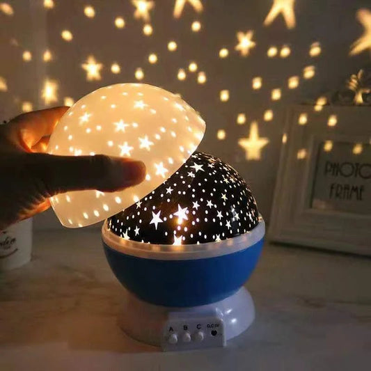 Veilleuse Bébé - StarlightSpinner™ - Bleu
